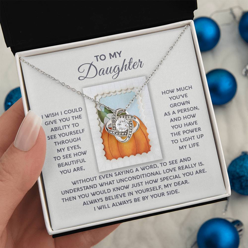 Daughter - How Special - Love Knot Necklace