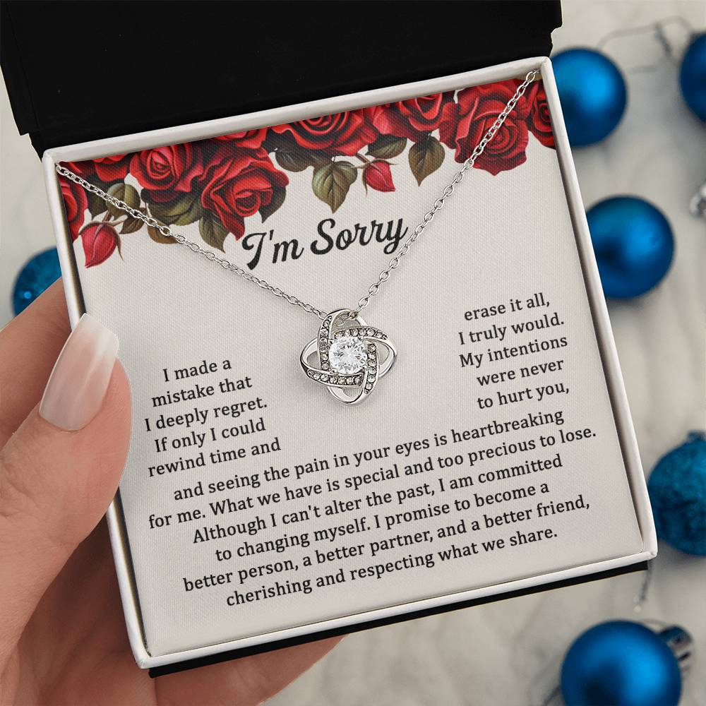Sorry - Precious To Lose - Love Knot Necklace