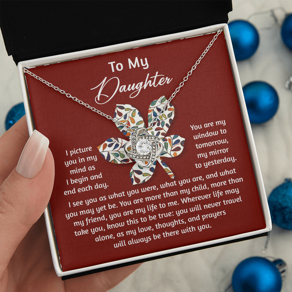 Daughter - To Be True - Love Knot Necklace