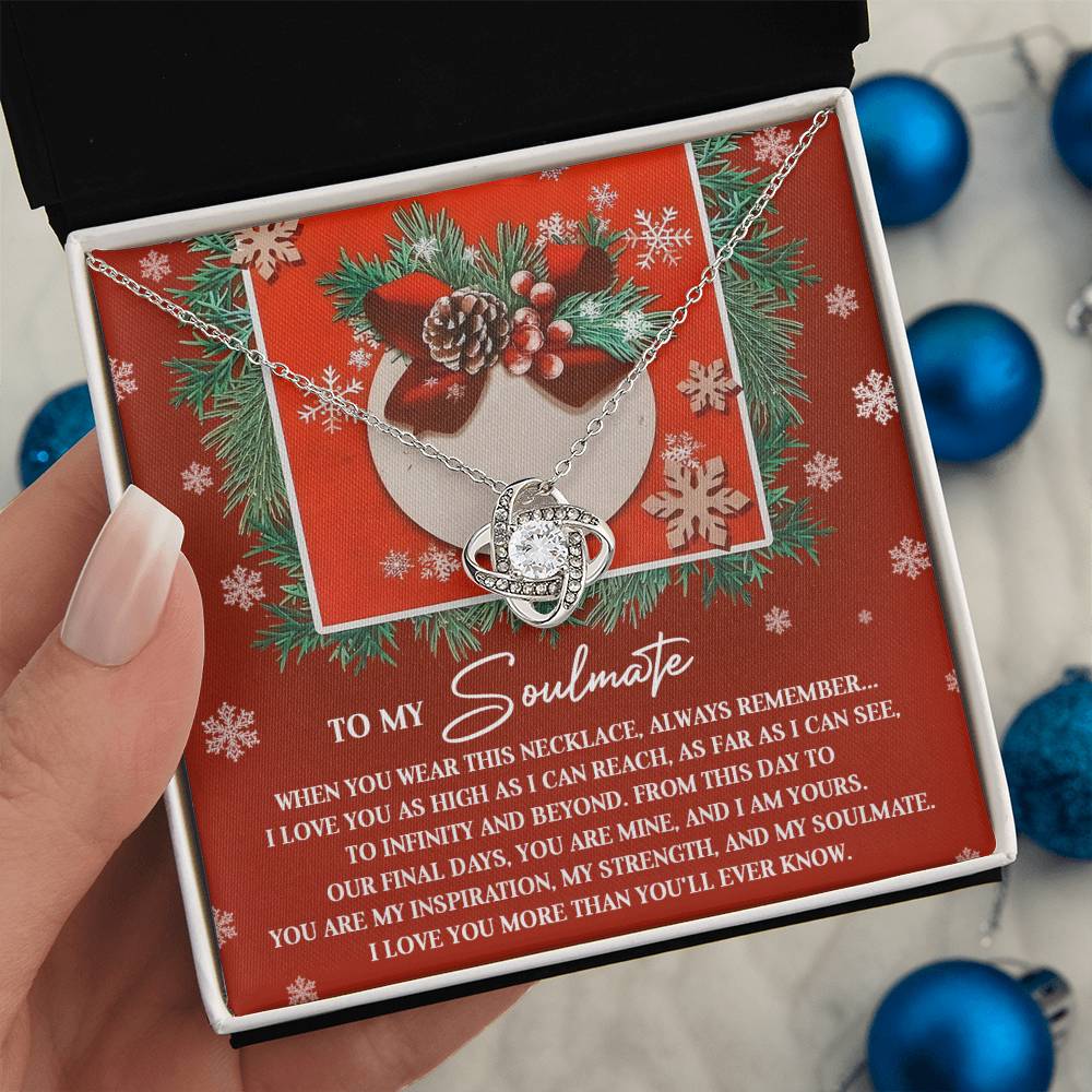 Soulmate - I Am Yours - Love Knot Necklace