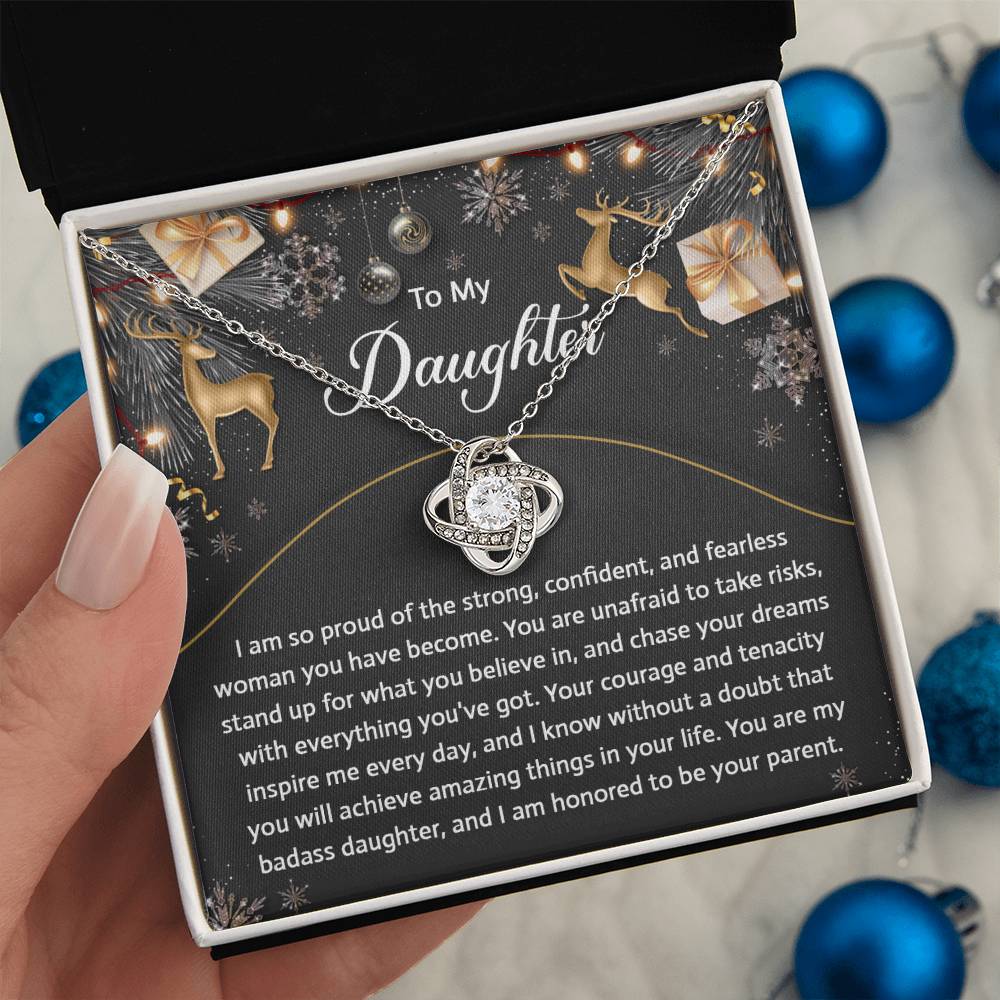Daughter - Amazing Things - Love Knot Necklace