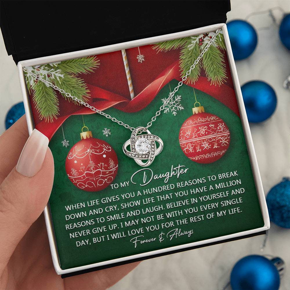 Daughter - Million Reasons - Love Knot Necklace