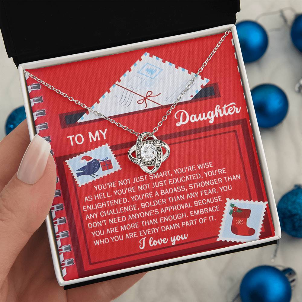 Daughter - Part Of It - Love Knot Necklace