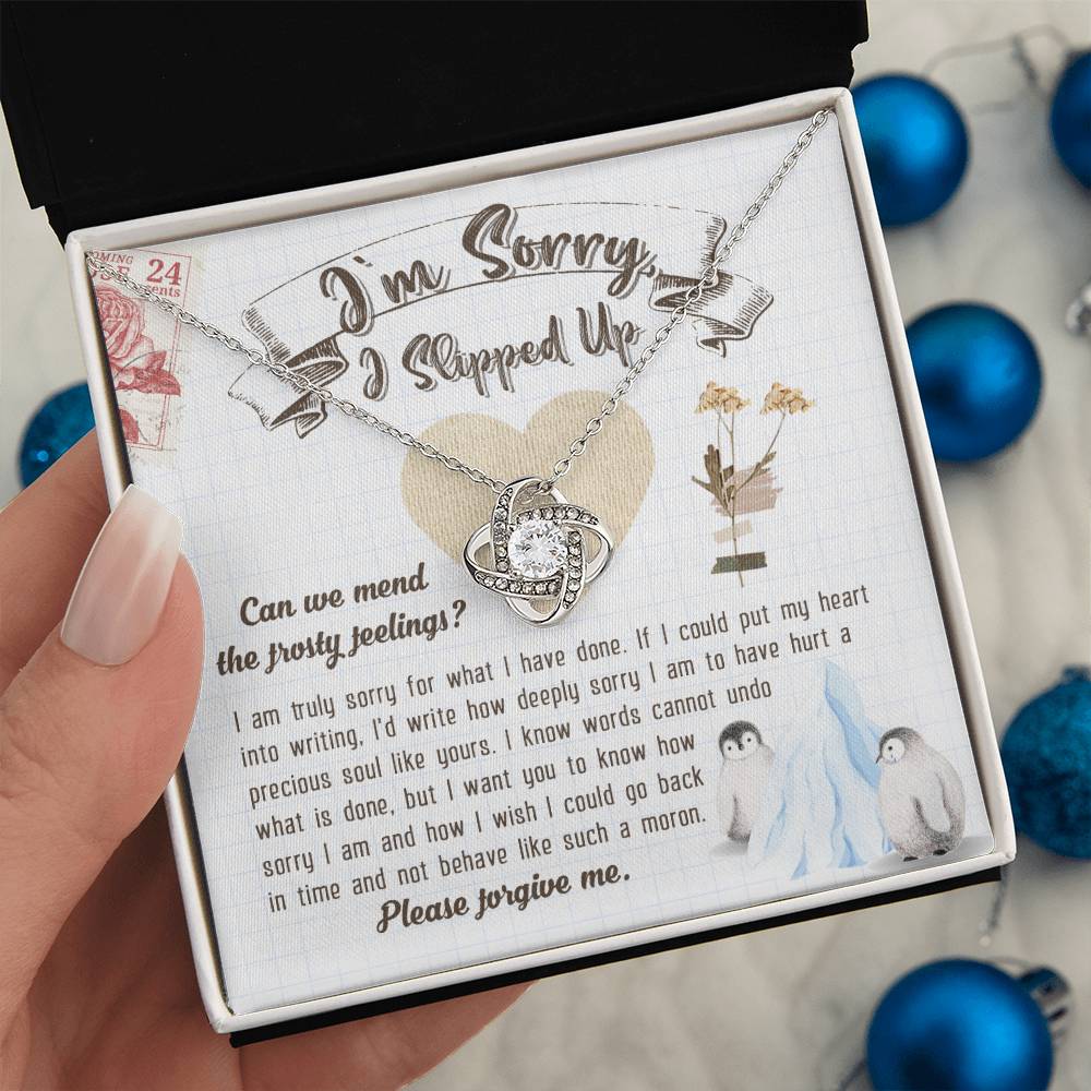 Sorry - Precious Soul - Love Knot Necklace
