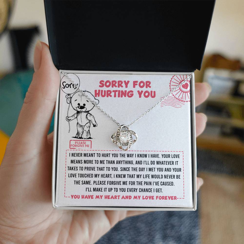 Sorry - Every Chance - Love Knot Necklace