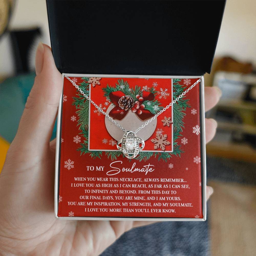 Soulmate - I Am Yours - Love Knot Necklace