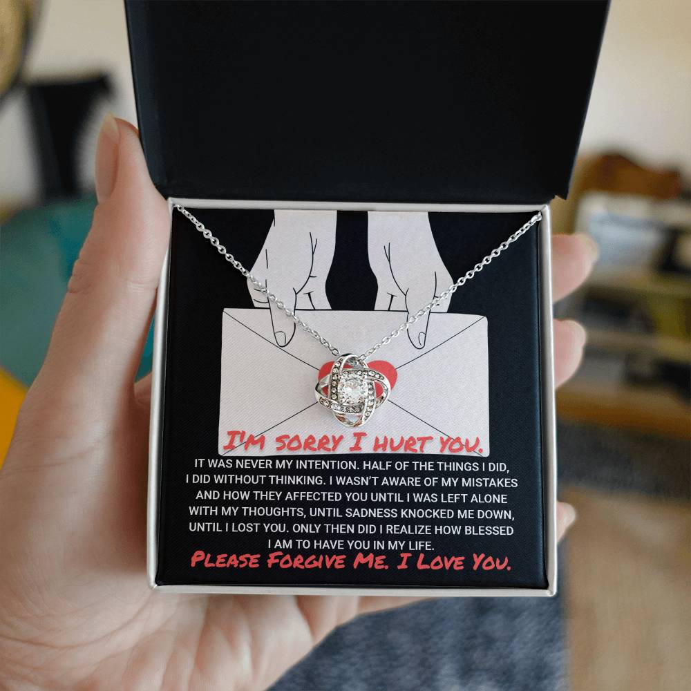Sorry - Without Thinking - Love Knot Necklace