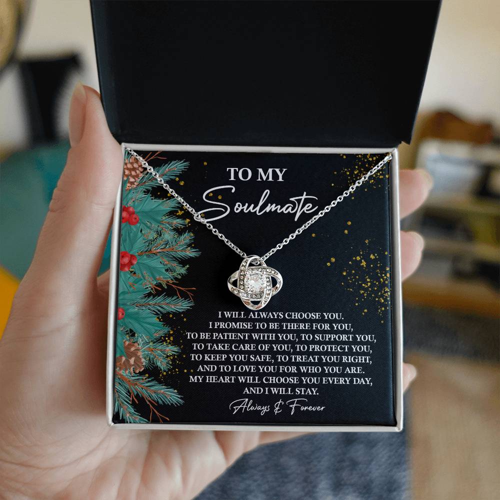 Soulmate - Treat You Right - Love Knot Necklace