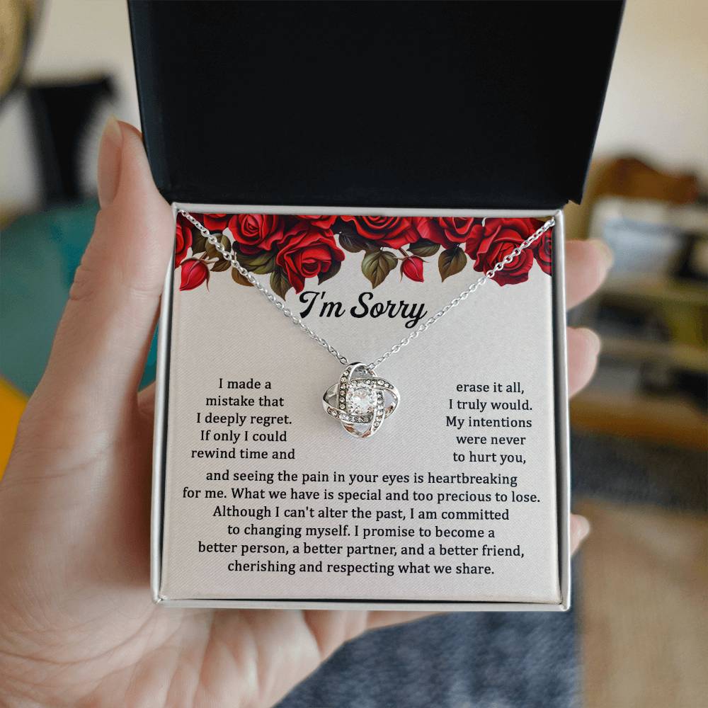 Sorry - Precious To Lose - Love Knot Necklace