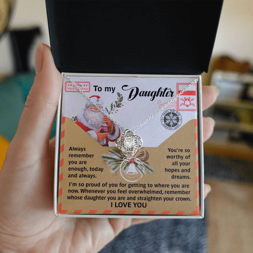 Daughter - All Your Hopes - Love Knot Necklace