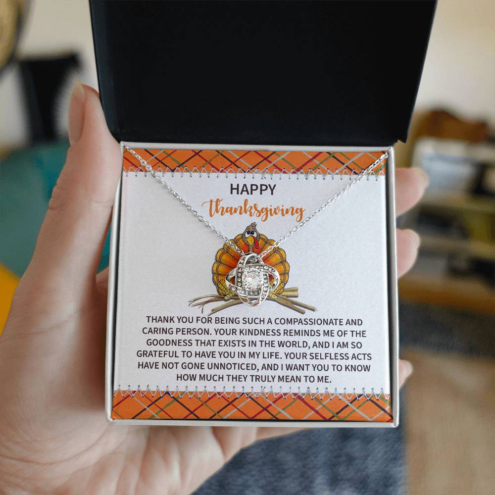 Thanksgiving - In My Life - Love Knot Necklace