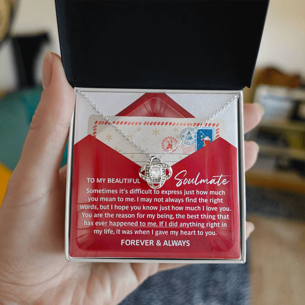 Soulmate - Right Words - Love Knot Necklace