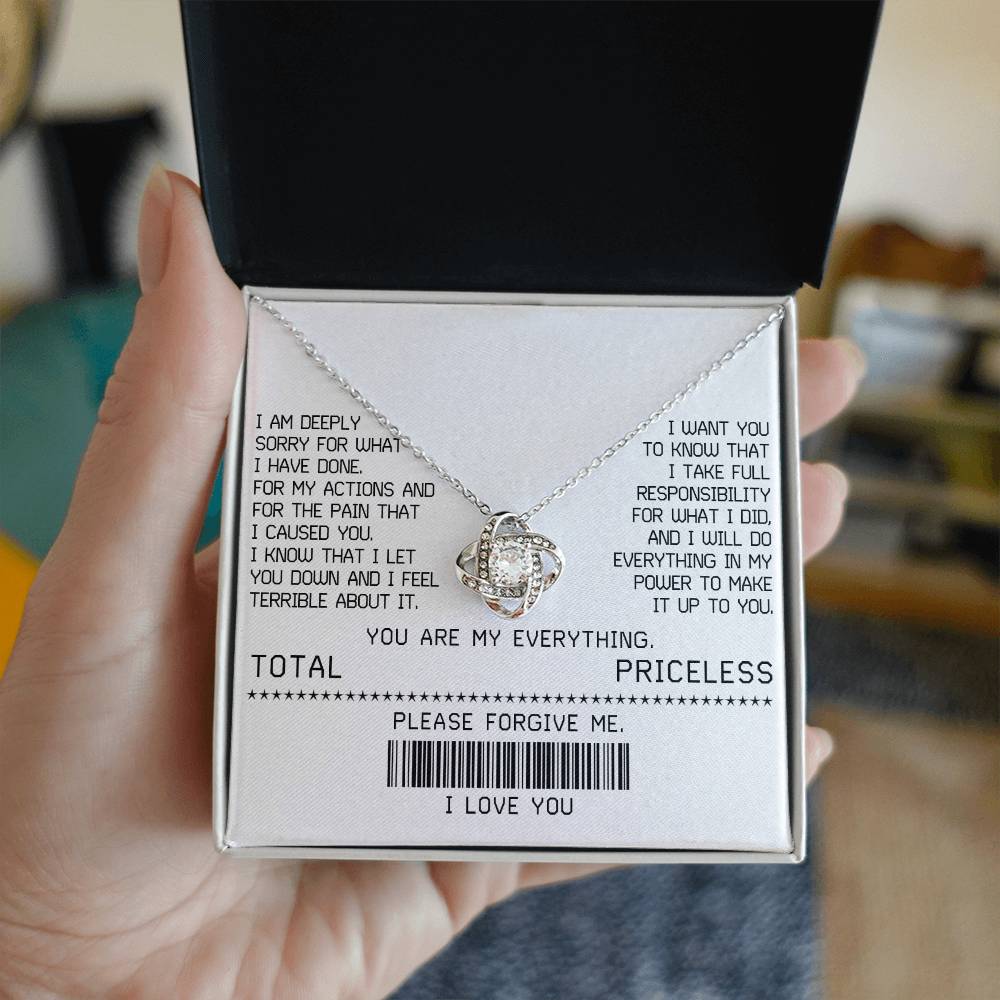 Sorry - Make It Up - Love Knot Necklace