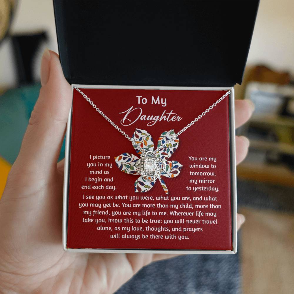 Daughter - To Be True - Love Knot Necklace