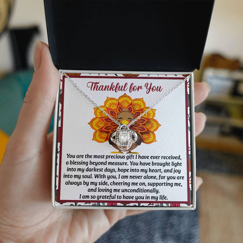 Thanksgiving - Into My Heart - Love Knot Necklace