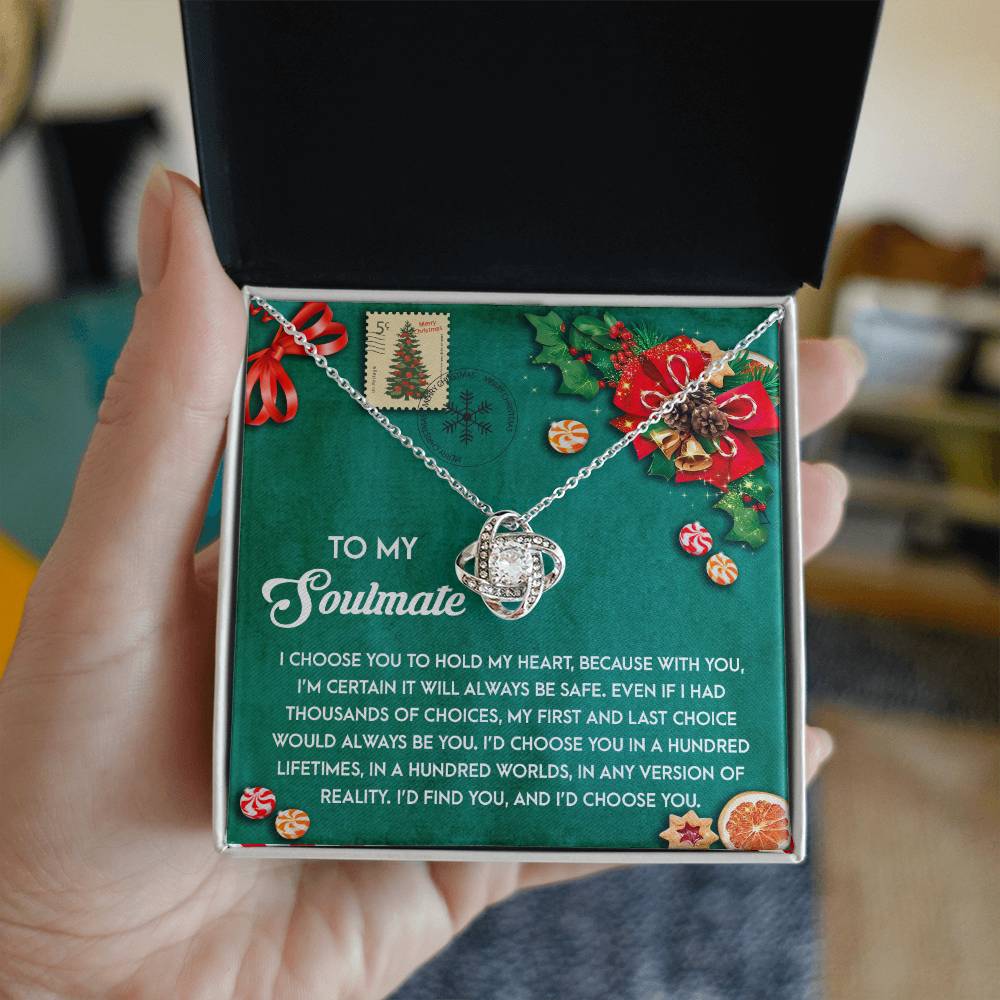 Soulmate - Be Safe -  Love Knot Necklace