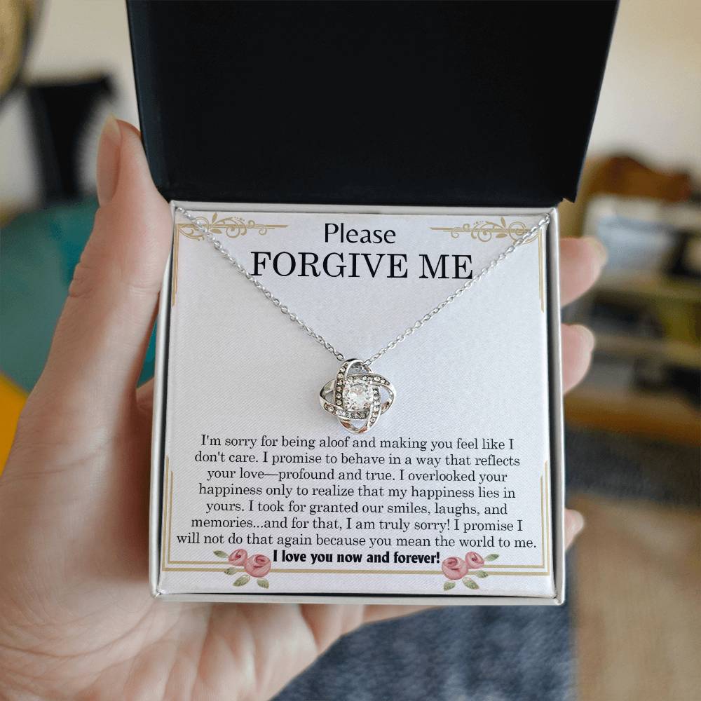 Sorry - Profound And True - Love Knot Necklace