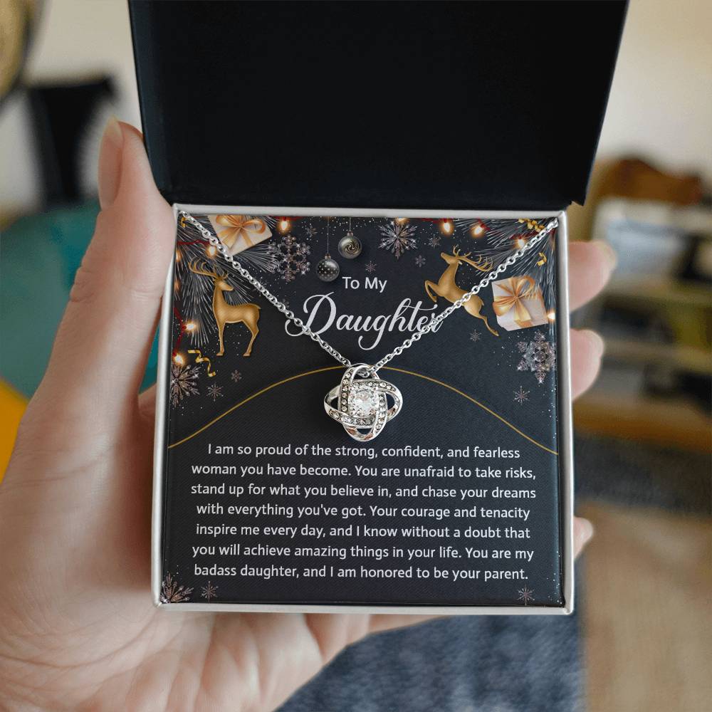 Daughter - Amazing Things - Love Knot Necklace