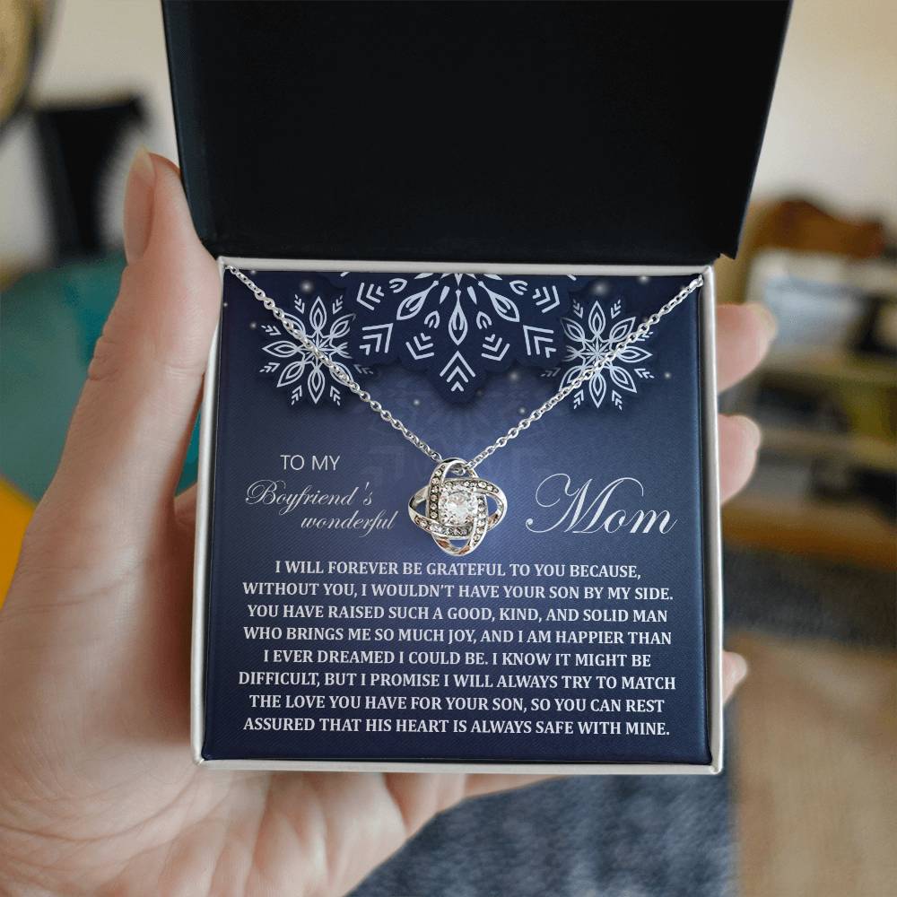 Boyfriend's Mom - By My Side - Love Knot Necklace