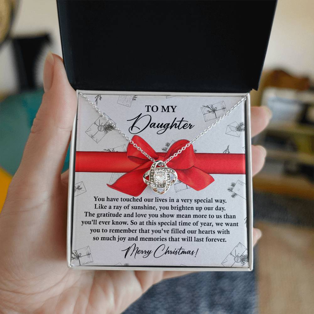 Daughter - Special Way - Love Knot Necklace