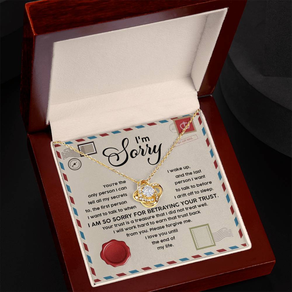 Sorry - The Only - Love Knot Necklace