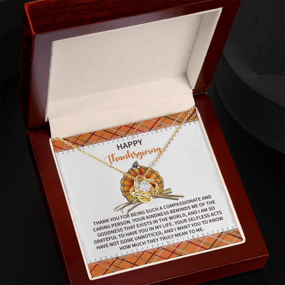 Thanksgiving - In My Life - Love Knot Necklace