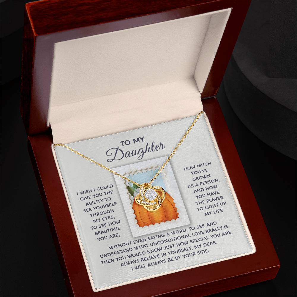 Daughter - How Special - Love Knot Necklace