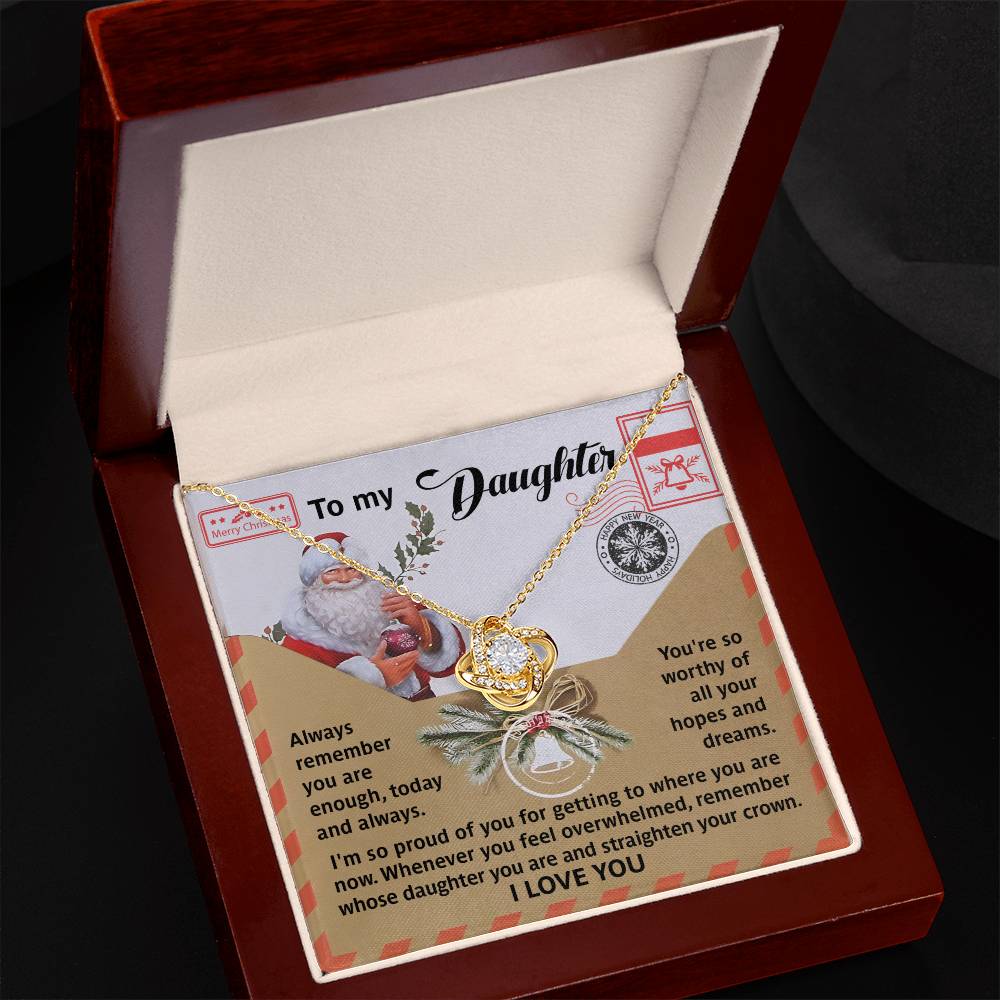 Daughter - All Your Hopes - Love Knot Necklace