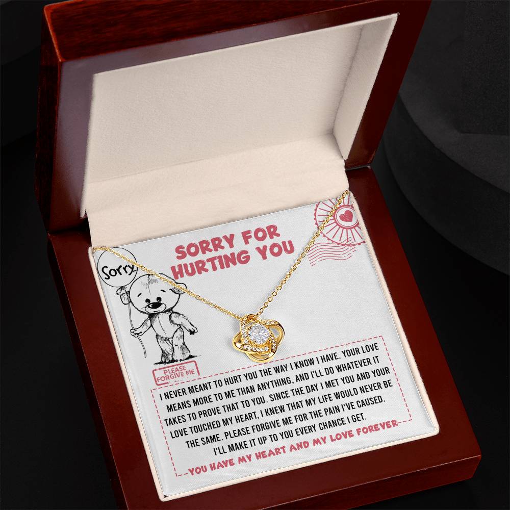 Sorry - Every Chance - Love Knot Necklace