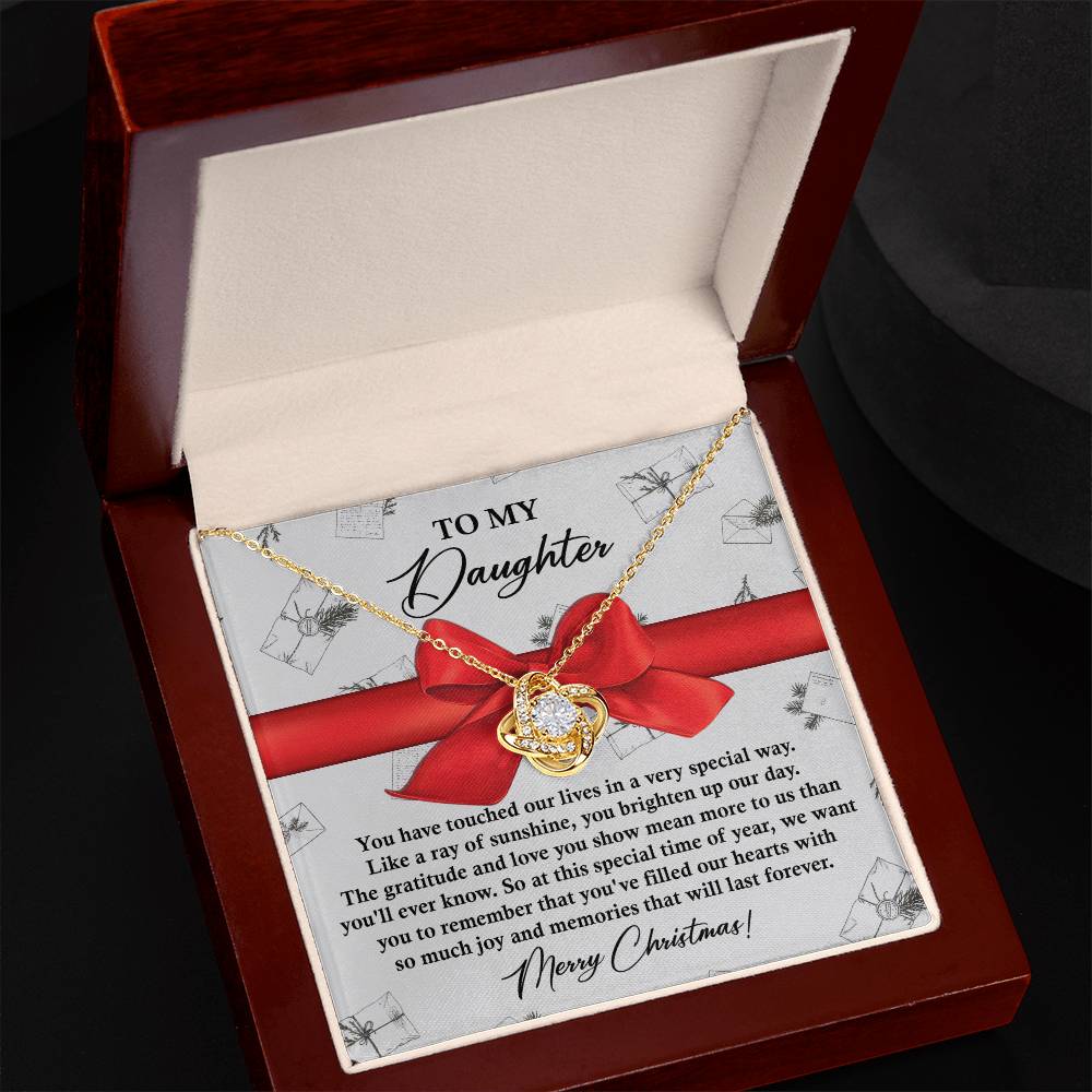 Daughter - Special Way - Love Knot Necklace