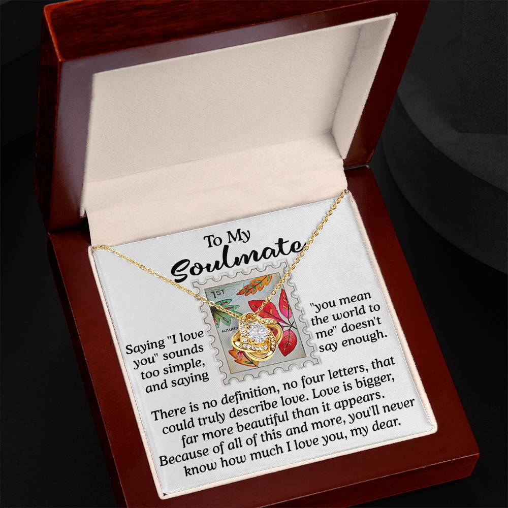 Soulmate - Far More Beautiful - Love Knot Necklace