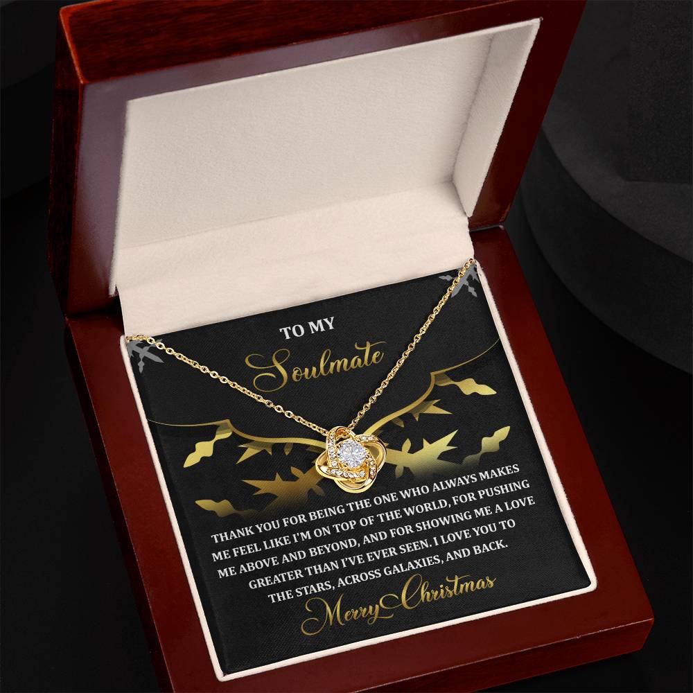 Soulmate - A Love - Love Knot Necklace
