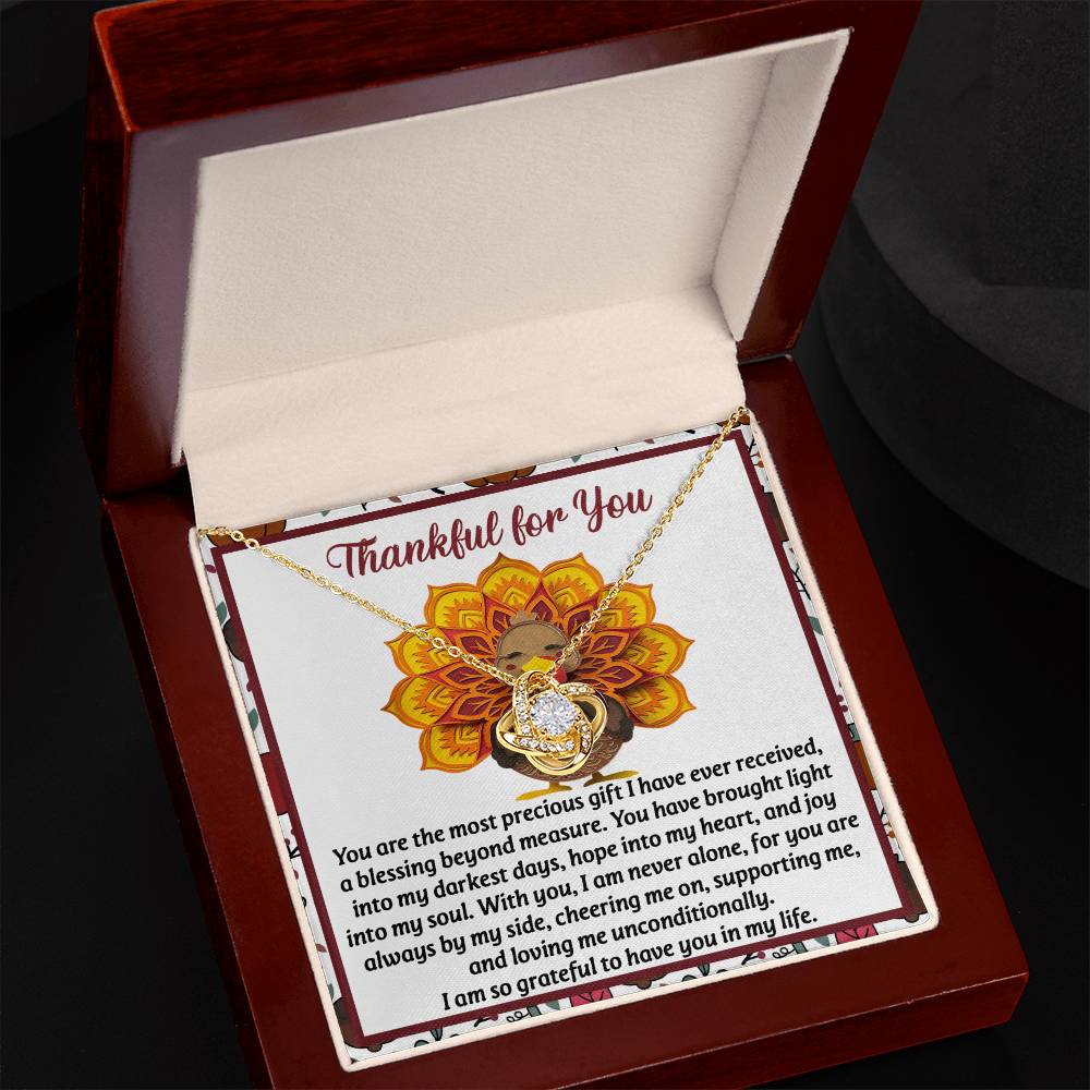 Thanksgiving - Into My Heart - Love Knot Necklace