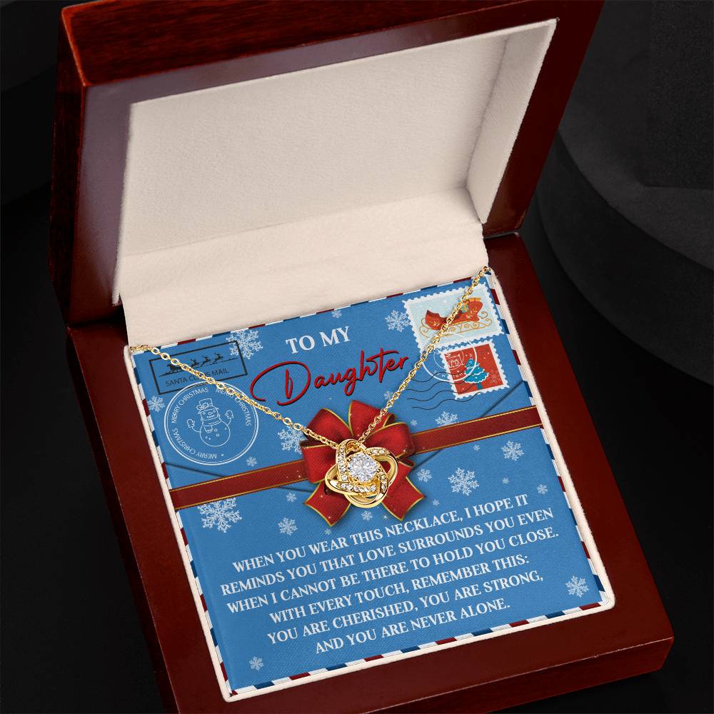 Daughter - Remember This - Love Knot Necklace