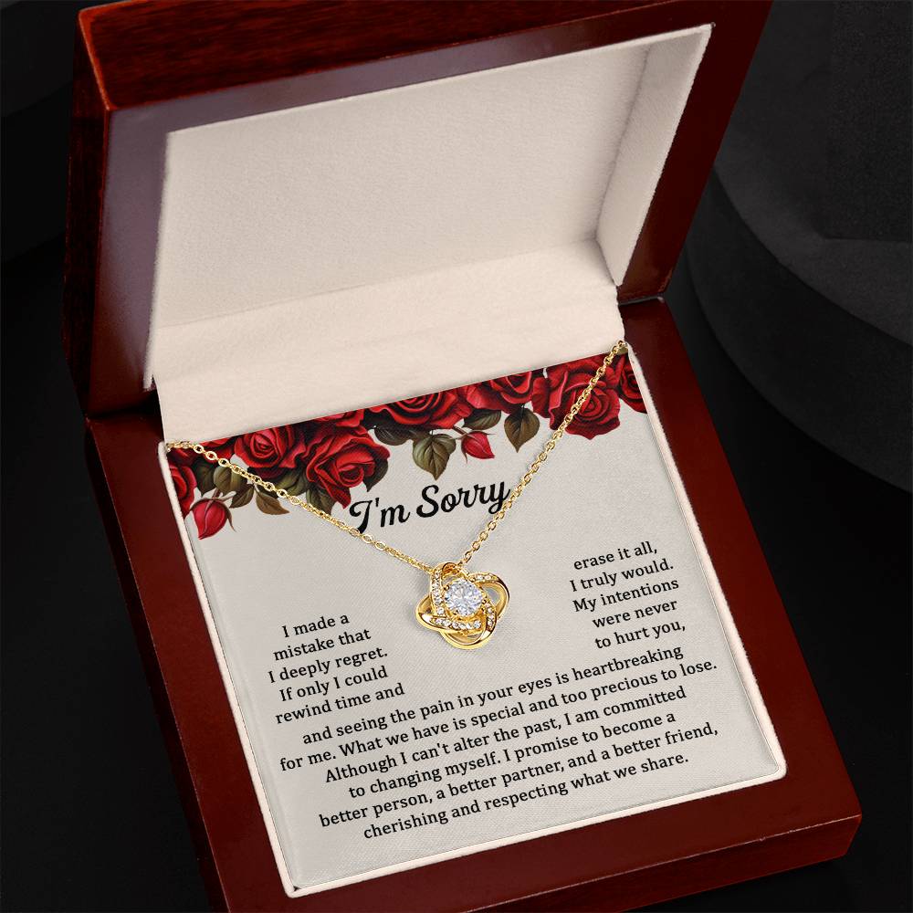 Sorry - Precious To Lose - Love Knot Necklace