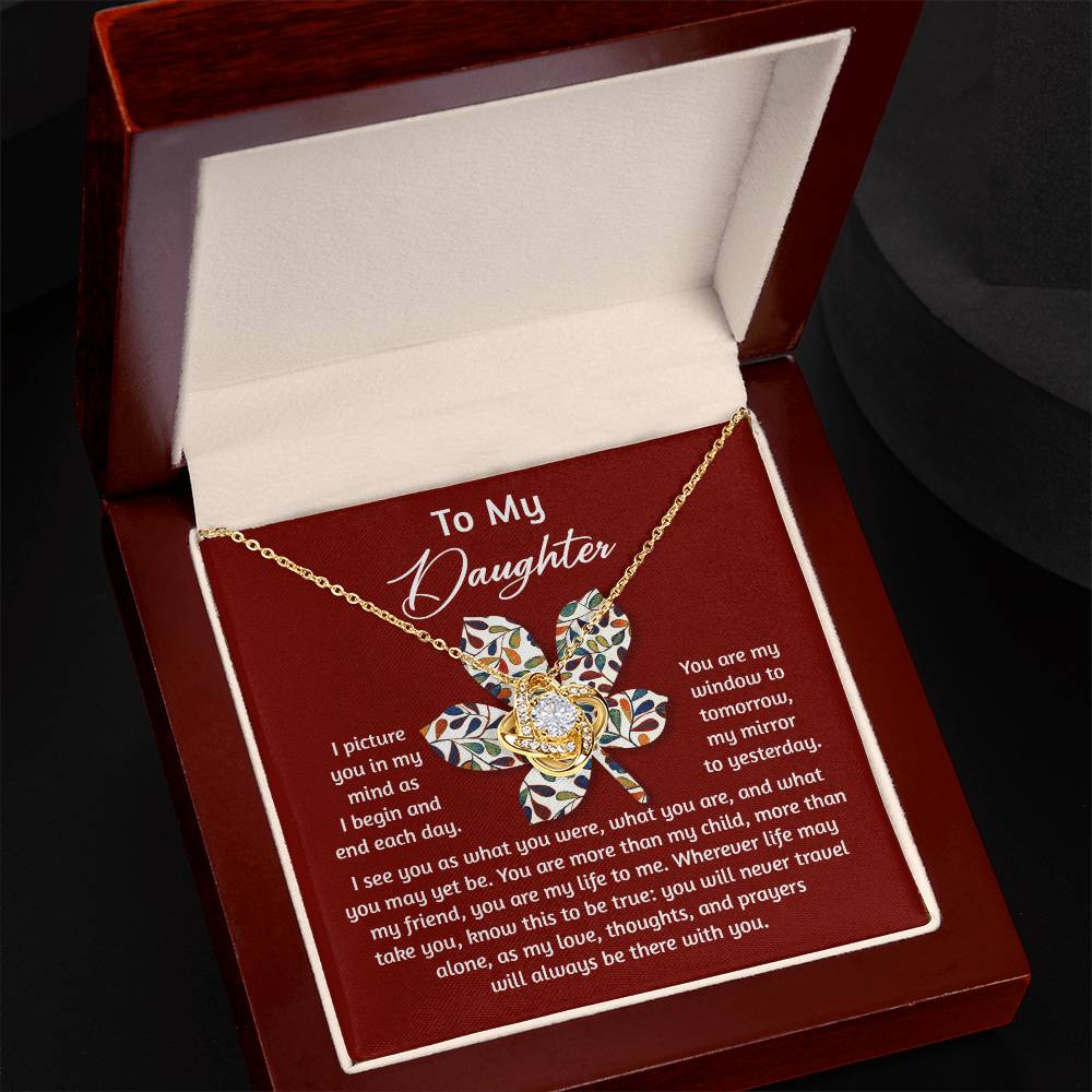 Daughter - To Be True - Love Knot Necklace