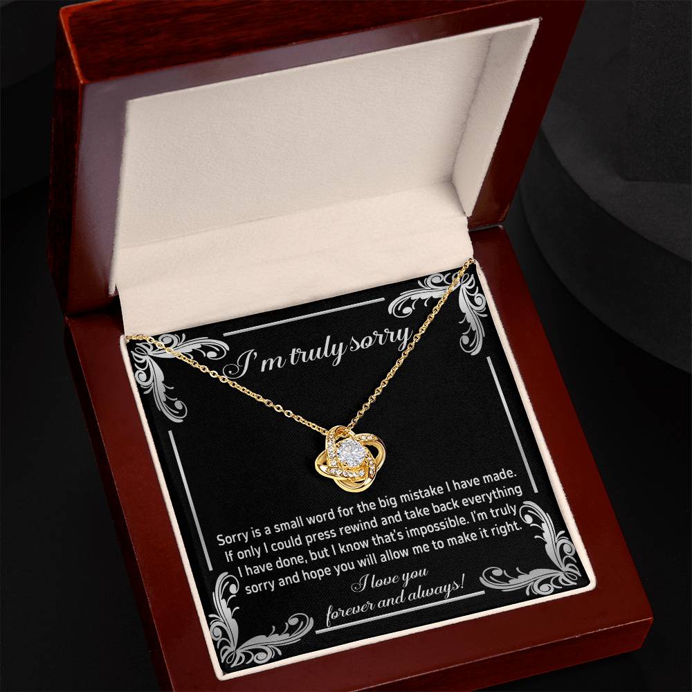 Sorry - Make It Right 2 - Love Knot Necklace