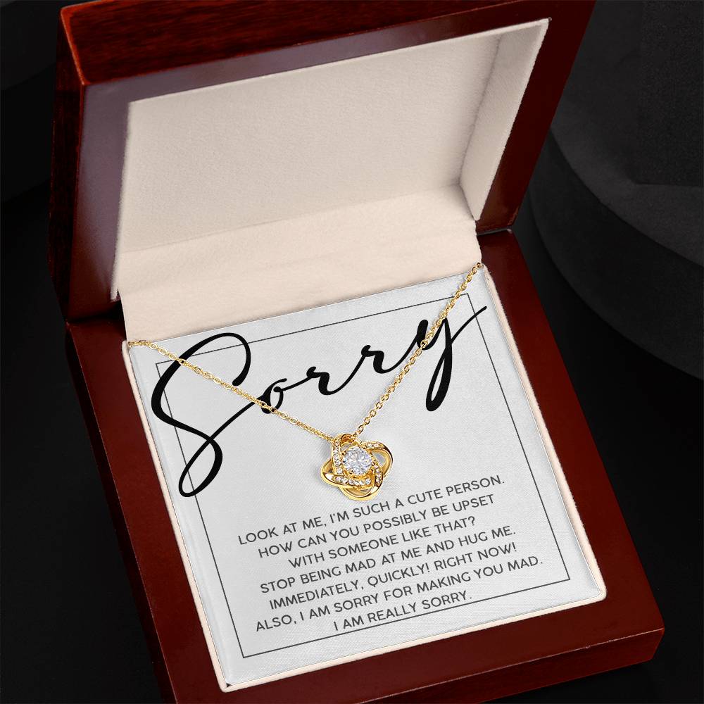 Sorry - Someone Like That - Love Knot Necklace
