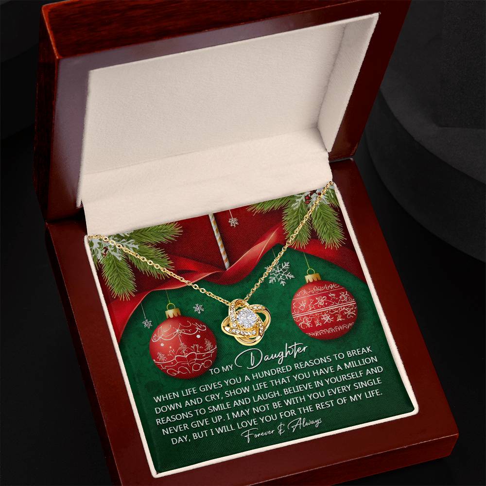 Daughter - Million Reasons - Love Knot Necklace