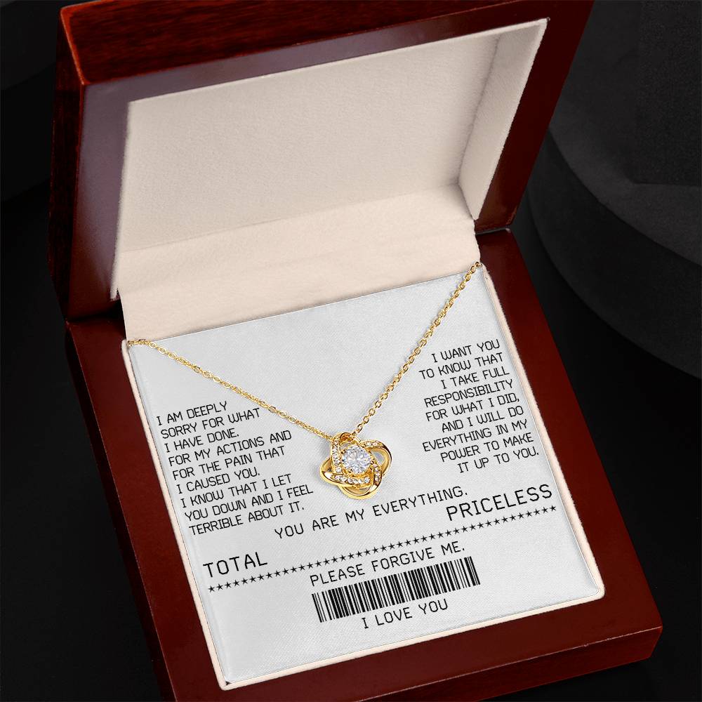 Sorry - Make It Up - Love Knot Necklace