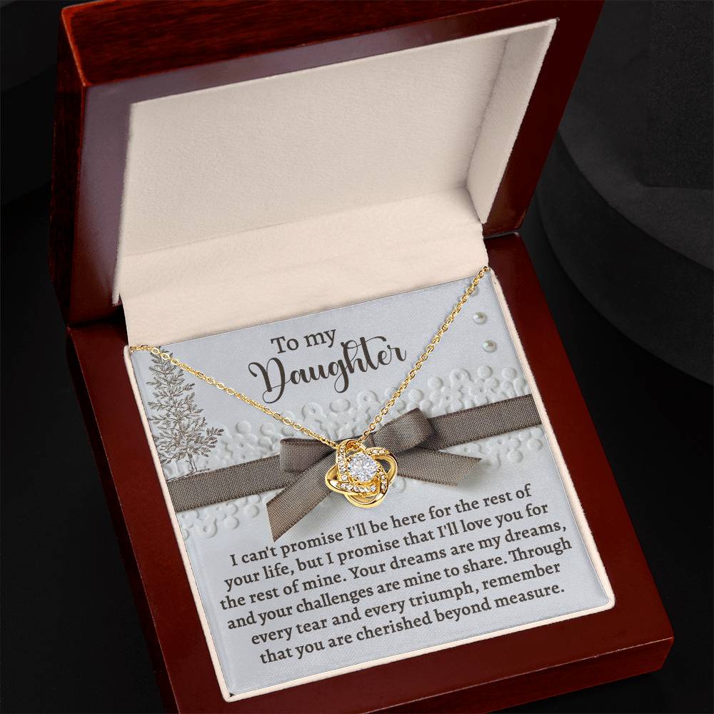 Daughter - Mine To Share - Love Knot Necklace