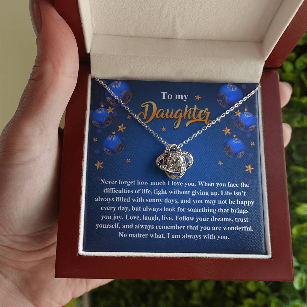 Daughter - Sunny Days - Love Knot Necklace