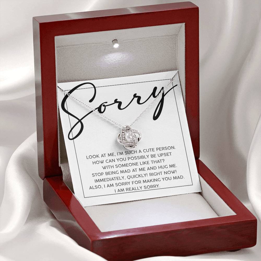 Sorry - Someone Like That - Love Knot Necklace