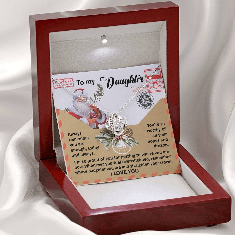 Daughter - All Your Hopes - Love Knot Necklace