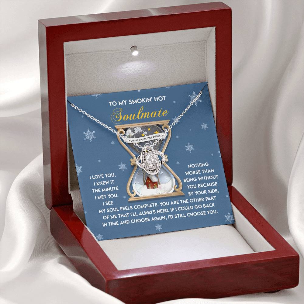 Soulmate - Feels Complete - Love Knot Necklace