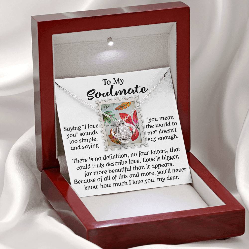 Soulmate - Far More Beautiful - Love Knot Necklace