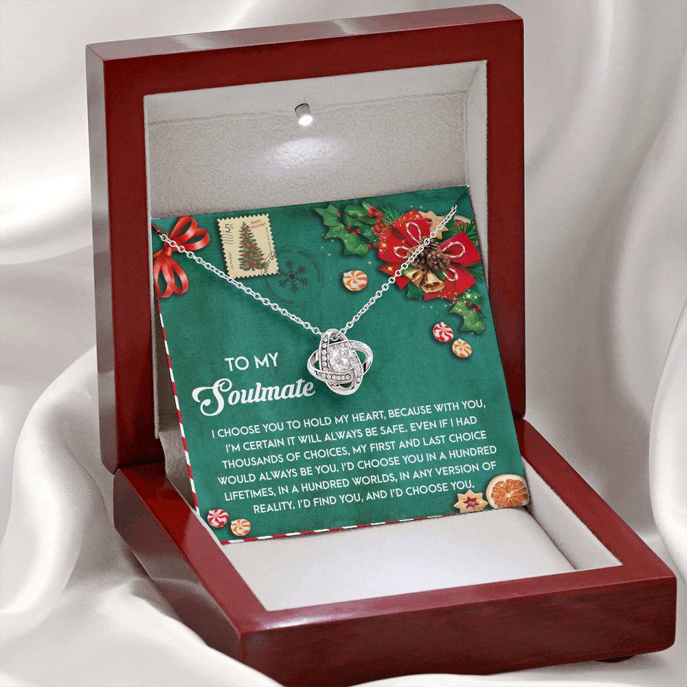 Soulmate - Be Safe -  Love Knot Necklace