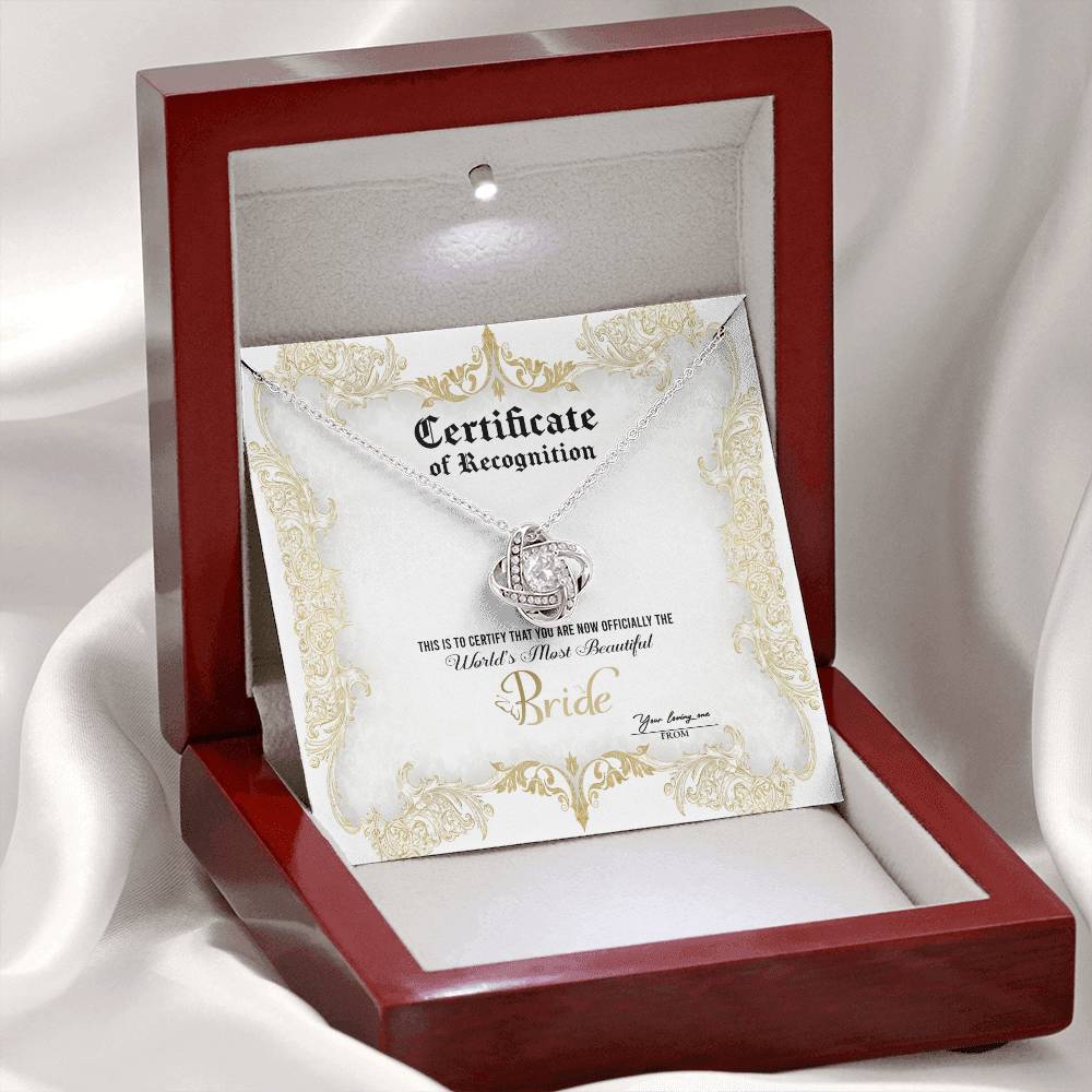 Bride - Certificate Of Achievement