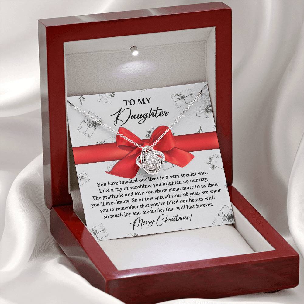 Daughter - Special Way - Love Knot Necklace