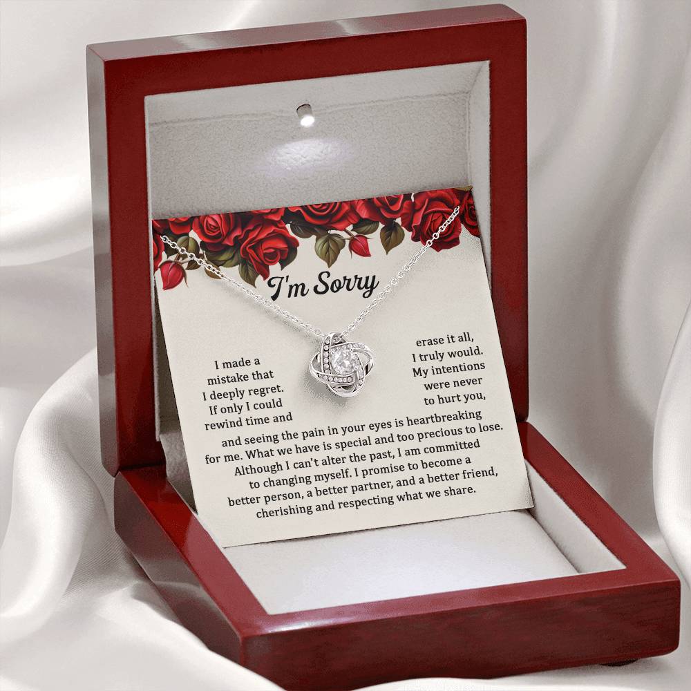 Sorry - Precious To Lose - Love Knot Necklace